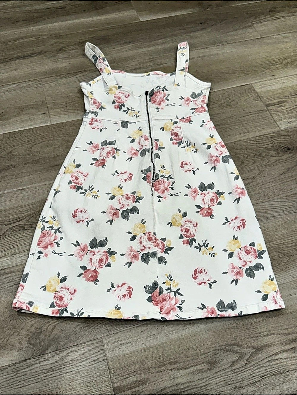 Hollister Floral Mini Dress Women’s Small Y2K Rose Print Cotton